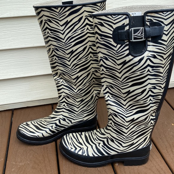 Sperry Top-Sider Zebra Rain Boot - Picture 2 of 7